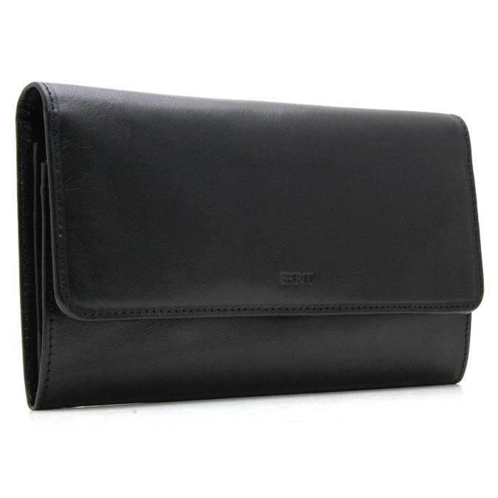 Porte-Chéquier Long En Cuir Pour Femme - Fushia - Avec Compartiments Cartes Et Carte D'Identité - Dimension 24x10 Cm