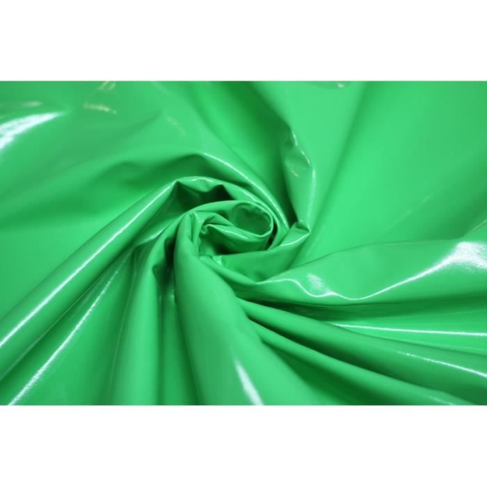 Tissu Vinyl Uni Vert Au Mètre Achat / Vente tissu Tissu Vinyl Uni