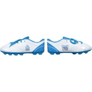 OLYMPIQUE DE MARSEILLE Trousse Scolaire - 1 Compartiment - Adolescent - 22 cm - Blanc - Enfant Garçon