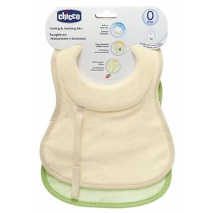 CHICCO Bavoir d'allaitement et de succion tour de cou rembourré x2