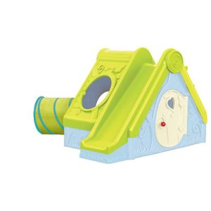 Maisonnette et aire de jeux enfant Funtivity (avec tunnel, toboggan, cachette)