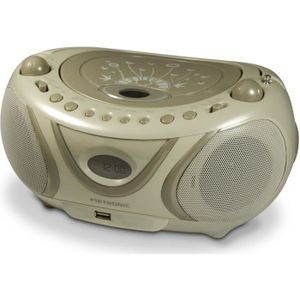 MET 477114 Radio CD-MP3 Soft grey