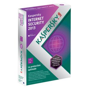 ANTIVIRUS Kaspersky Internet Security 2013 1 Poste 1 An MAJ