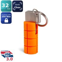Cl� USB LACIERUGGEDKEYORANGE32GO