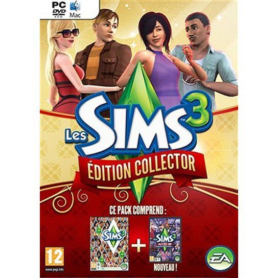 BIPACK NOEL SIMS 3 + SIMS 3 ACCES VIP / Jeu PC - Achat / Vente jeu pc BIPACK SIMS 3+SIMS 3 VIP 