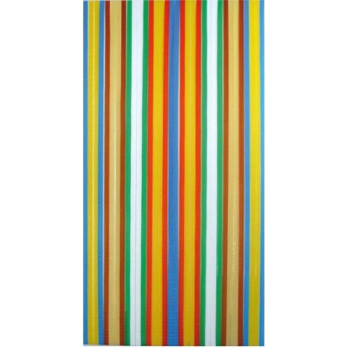 Rideau de porte Lanière Antilles Morel 90x200cm Multicolore Rideau