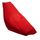 LUNA Poire pouf 165x40/65 cm rouge