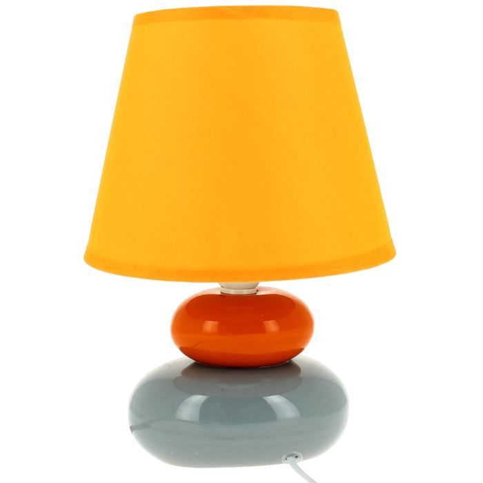 Lampe galet ceramique achat / vente lampe galet ceramique pas ... Effet galet marron