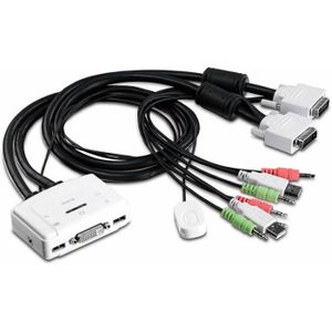 TRENDnet TK-214i Câbles KVM 2 ports USB - DVI