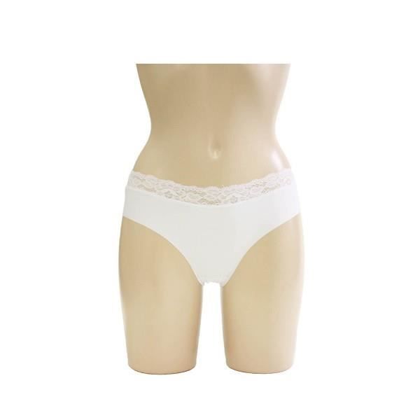 String Invisible Femme M/L, XL/XXL 6066 Blanc