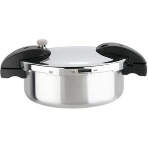 SITRAM Autocuiseur Sitraprimo 4L avec panier taupe ? 24 cm