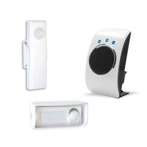 EXTEL Kit carillon de porte sans fil + détecteur infrarouge Loodect