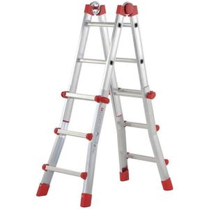 HAILO Echelle télescopique 4x3 échelons