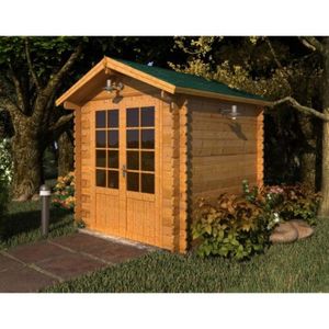 ABRI JARDIN - CHALET Abri de jardin Boléro - 28 mm avec Plancher ABRI JARDIN - CHALET Abri de jardin Boléro - 28 mm avec Plancher