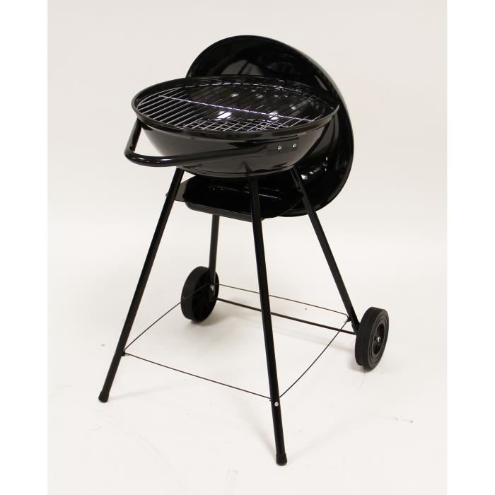 barbecue charbon rond avec couvercle