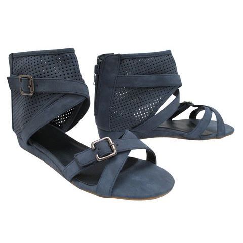 Sandales guÃªtres montantes Bleu - Achat  Vente Sandales guÃªtres ...
