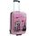 Valise filles rose Snowball coque rigide