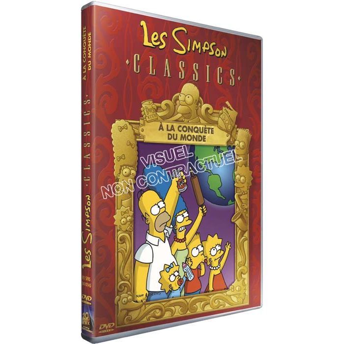 Kitty à La Conquête Du Monde DVD Simpson : a la conquete du monde en dvd série pas cher Groening