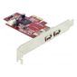 CARTE CONTROLEUR CARTE PCI-EXPRESS FIREWIRE 400