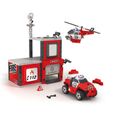 UNIVERS MINIATURE Caserne des Pompiers à construire + visseuse