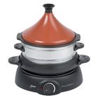 WOK ELECTRIQUE - TAJINE ELECTRIQUE - CUISEUR A PAELLA - COUSCOUSSIER WHITE&BROWN TJ153