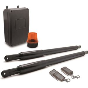 AVIDSEN Kit de motorisation télescopique Styrka 300 ? pistons pour portail ? 2 battants 5mx350Kg max