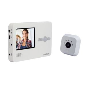 CHACON Interphone vidéo avec judas digital avec écran LCD 2,8\