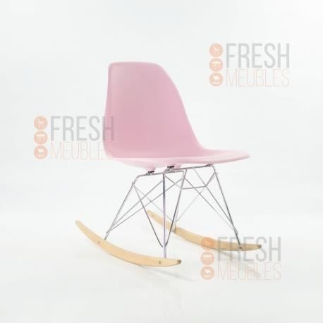 Chaise à bascule inspiration eames rsr (rose) achat / vente ... Literie inspiration Rose