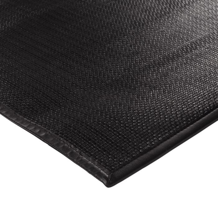 SKIN Tapis 140X200 cm Noir  Très chic, très sobre, ce tapis à
