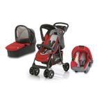 POUSSETTE  HAUCK Poussette Combinée Shopper Trio Set Rouge