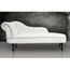 BZ - CLIC-CLAC - SOFA  Méridienne Barocco capitonnée blanc