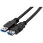 CABLE ET CONNECTIQUE POUR PERIPHERIQUE RALLONGE USB 3.0 Am-Af  -3m