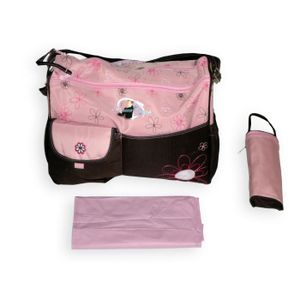 SAC À LANGER Sac à Langer + Accessoires Rose - Monsieur Bébé SAC À LANGER Sac à Langer + Accessoires Rose - Monsieur Bébé