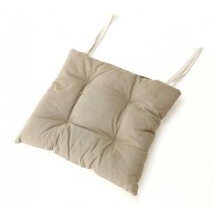galette de chaise style montagne liso taupe aspin