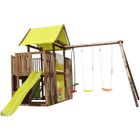 BALANCOIRE - PORTIQUE - STATION DE JEUX  SOULET Aire de jeux bois CHANTILLY