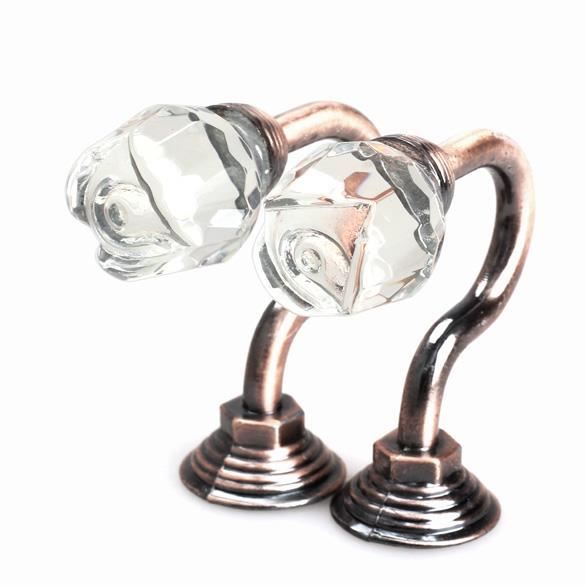 Crochet 2pcs artificielle crystal wall embrasse rideau tassel ... Rideaux Mur désign