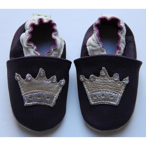 chausson cuir souple enfant