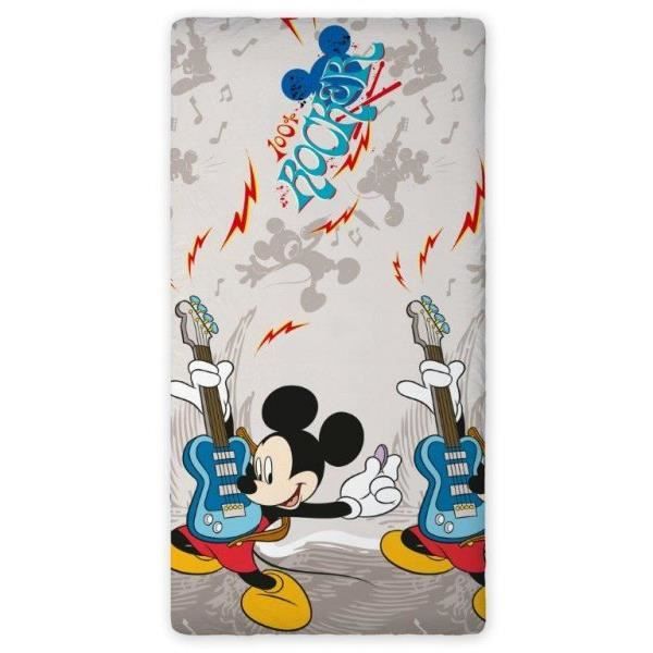 Drap housse Mickey Mouse "Rocks" 90x200 cm Drap housse Mickey Mouse