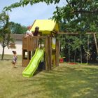 BALANCOIRE - PORTIQUE - STATION DE JEUX  SOULET Aire de jeux bois CHANTILLY