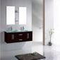 ENSEMBLE MEUBLES DE SALLE DE BAIN  Meuble de salle de bain JAPAO coloris Wengé SDB082