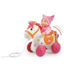VOITURE-CAMION-BATEAU-AVION JOUET Minikiss Cheval A Tirer