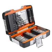 VISSAGE (TOURNEVIS - EMBOUT DE TOURNEVIS - MANCHE DE TOURNEVIS - RIVETEUSE) BLACK & DECKER Coffret perçage/vissage A7158