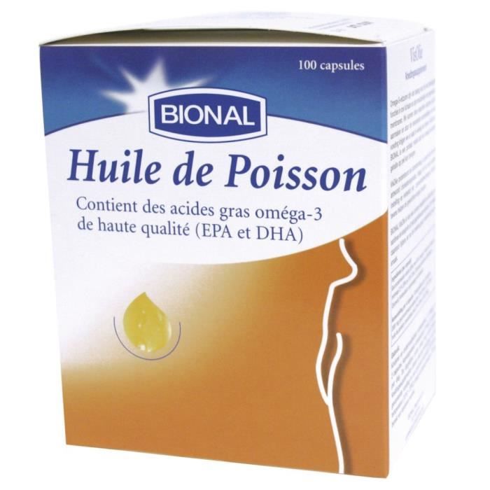 Huile De Poisson Pour Grossir Le Fessier Bional. Huile De Poisson Visolie 100 Capsules 5... - Achat / Vente