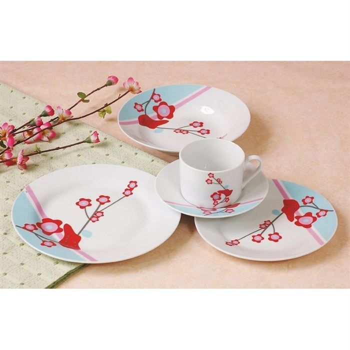 Service 30 pièces "FLEURS CERISIER" Achat / Vente couverts