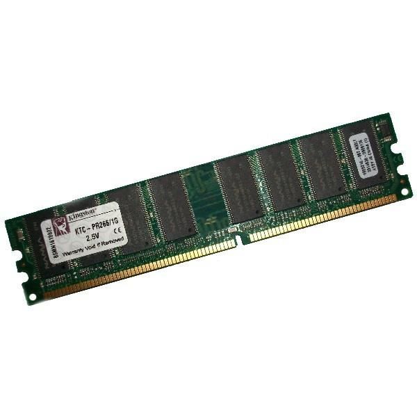 Ram Barrette Mémoire Kingston 1Go DDR PC 2100 266M Achat / Vente