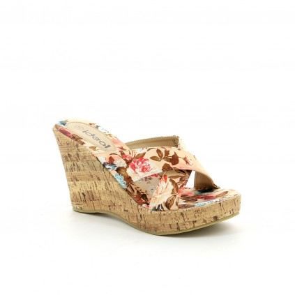sabot femme talon compense