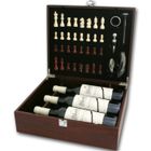  Coffret Echecs Vin et Accessoires de Service