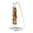 BROCHE - BROCHETTE Porte brochettes inox avec 4 brochettes 38