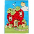 TAPIS - DESSOUS DE TAPIS Tapis Fraise 120x160 Rouge