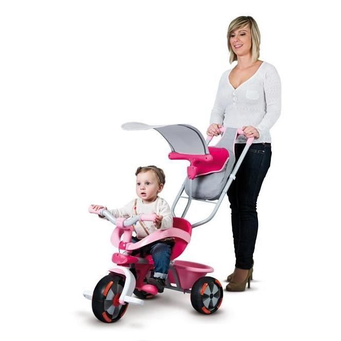 Smoby Tricycle Baby Driver V Confort Fille Achat / Vente pousseur